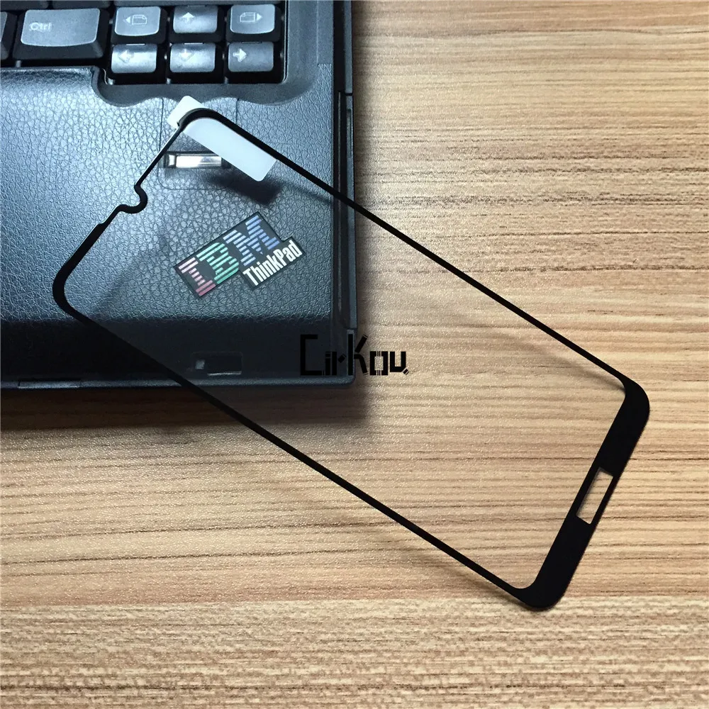 

Full AB Glue Full Cover 2.5D Arc Edge 0.33mm 100% Tempered Glass Screen Protector Protective Film For Huawei Y6 Pro 2019