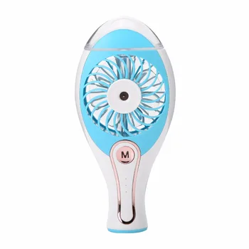 

EAS-Portable Handheld Usb Charging Mini Electric Fan Rechargeable Misting Mist Maker Humidifier Fans Air Condition Cooler Appl