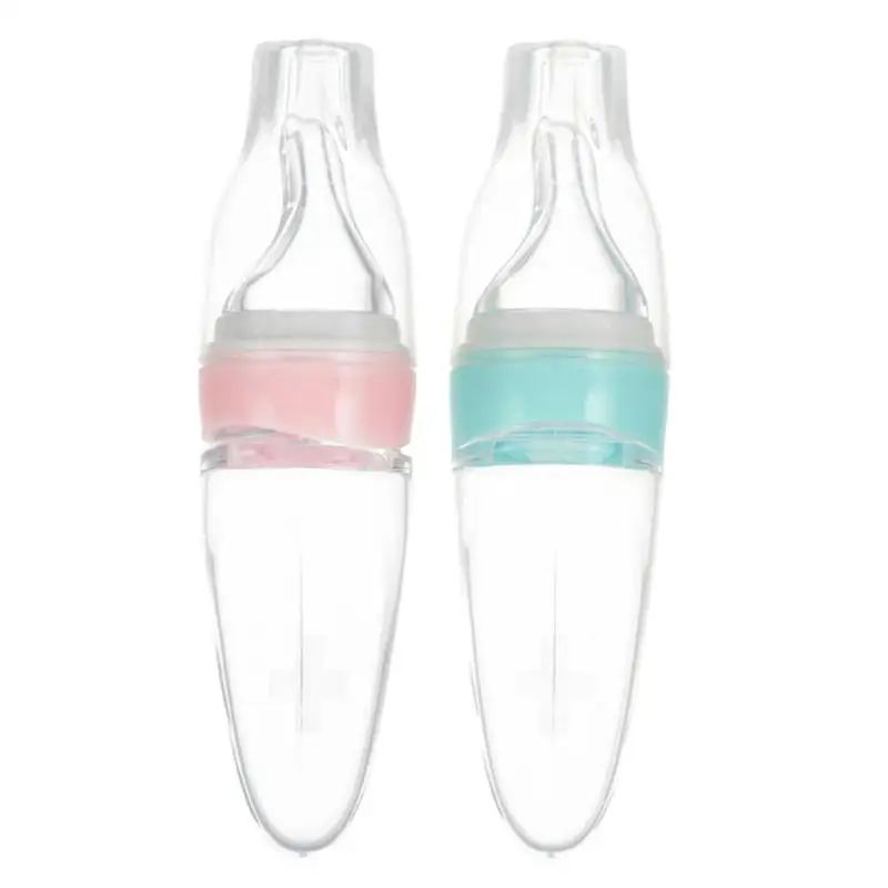 

Baby Nipple Shape Water Medicine Feeder Silicone Pacifier Bottle with Scale