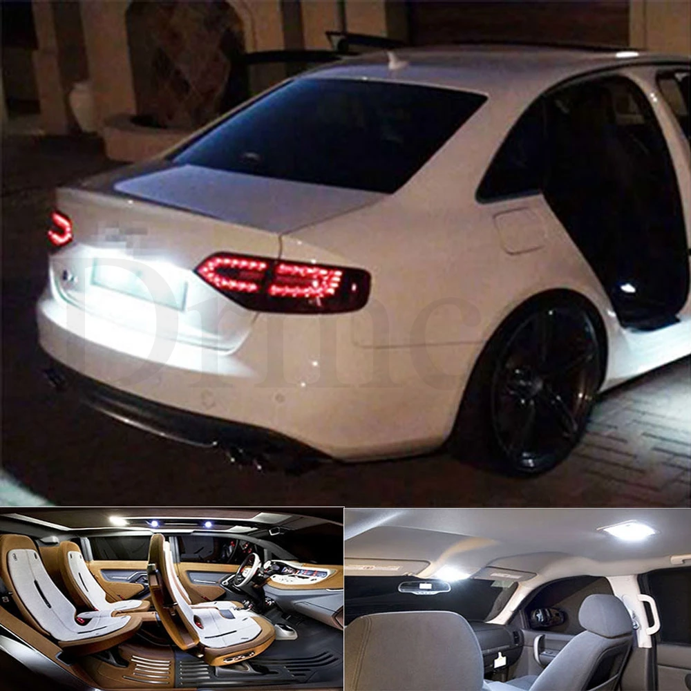 Автомобисветильник Светодиодная лампа Festoon 360 градусов c5w 31 мм 36 39 41 мм|Сигнальная