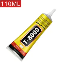 110 мл DIY клей T8000 многоцелевой клей стразы ювелирные изделия телефон рамка экрана эпоксидная смола супер жидкий клей T-8000 гель для ногтей