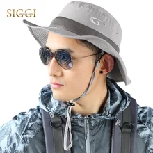 FANCET/мужские нейлоновые шапки-ведерки UPF50+ Съемный ветрозащитный шнур с защитой от ультрафиолета, регулируемые плоские головные уборы для рыбалки 89026