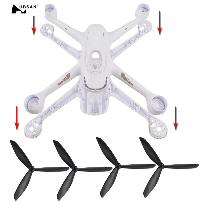 

Body Cover Shell with 3-blade Propeller Props for Hubsan H501S RC Drone Quadcopter