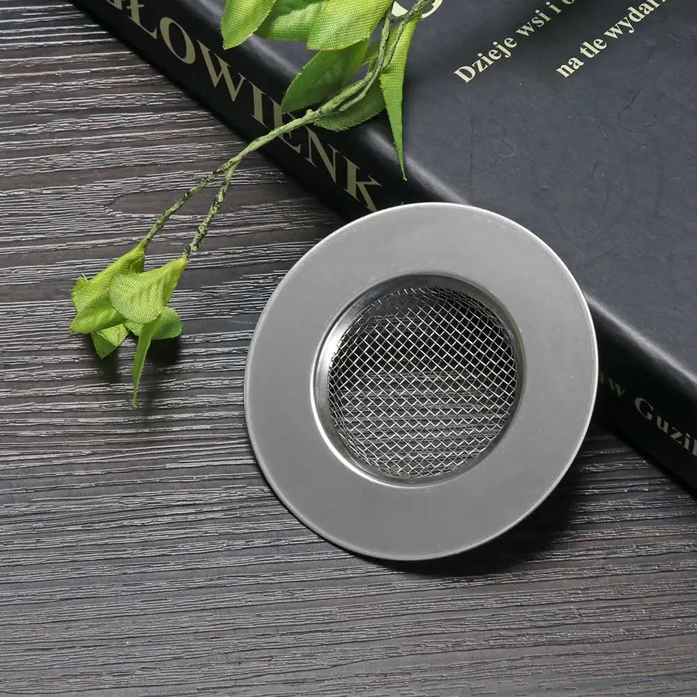 

1 pcs Stainless Steel Sink Strainer Shower Floor Drain Bathroom Plug Trap Hair Catcher Kitchen Sink Filter Floor Cover Drainage