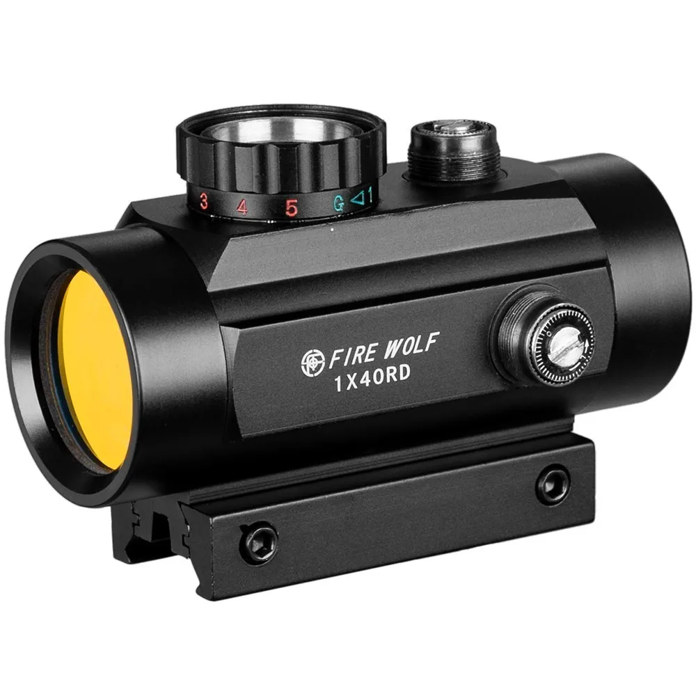 1x40 Hunting Riflescopes Tactical Holographic Red Dot Green 11mm/20mm Mount Optical Sight Rifle Gun Scope Airsoft Arma 1x40 Hunting Riflescopes Tactical Holographic Red Dot Green 11mm/20mm Mount Optical Sight Rifle Gun Scope Airsoft Arma
