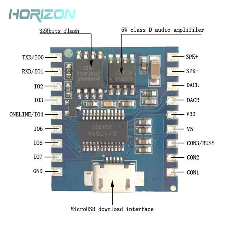 

MP3 Player Control Voice Module Serial Port Control Voice Module Playback board
