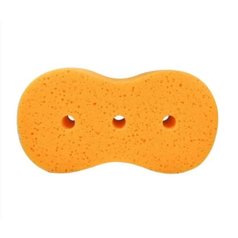 

1Pc Large Car Wash Maintenance 3 Holes Coral Honeycomb Sponge Auto Cleaning Dust-Brown