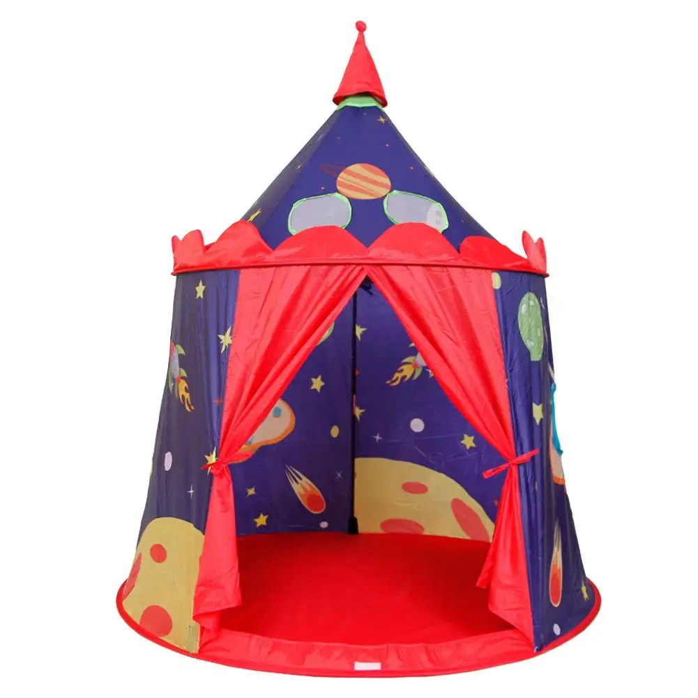 Детская палатка, детский Крытый игровой домик, портативный детский игровой Замок принцессы, палаточный домик для игр, отличный подарок для ребенка