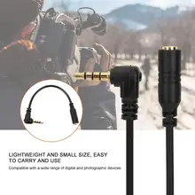 13cm EY-S04 3.5mm fone de ouvido adaptador conector trs para trrs conversor cabo linha para smartphone