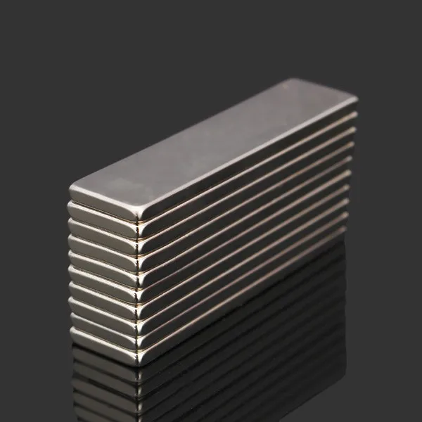 

10pcs N52 40x10x2mm Super Strong Block Cuboid Magnets Rare Earth Neodymium Magnets