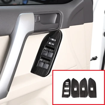 

Car Accessory Car Window Lift Button Frame Trim For Toyota Land Cruiser Prado FJ150 150 2014-2018 Window Lift Button Cover 4 Pcs