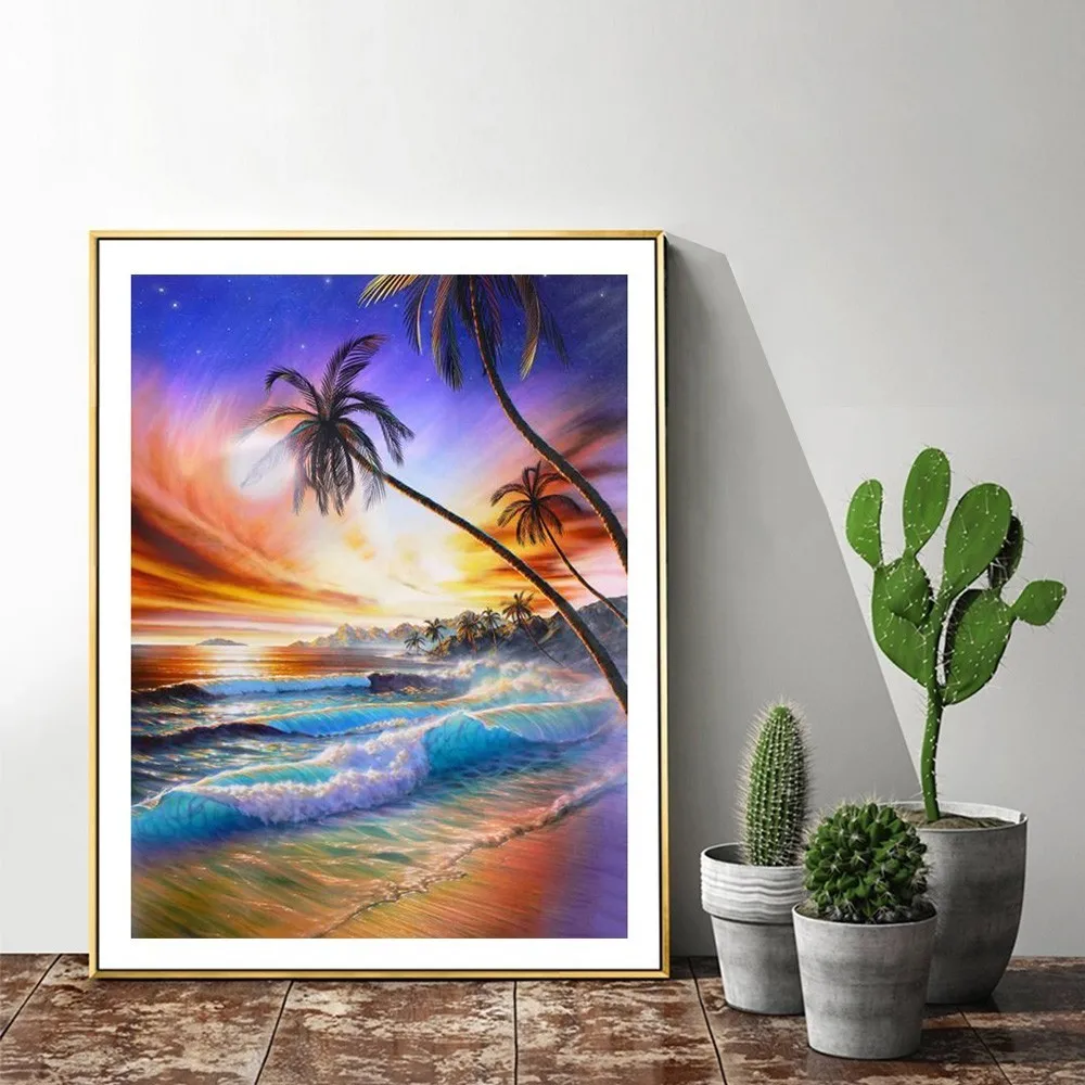 HUACAN Painting Waterfall 5D DIY