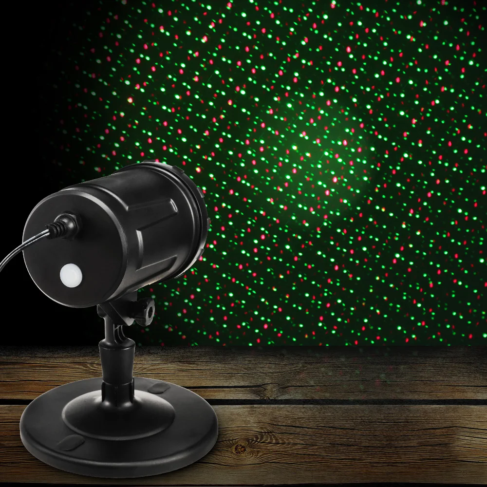 

Waterproof Red Green Moving Twinkle Laser Light Remote Control For Garden Lawn Portable Durable Stage Lighting For Family Party