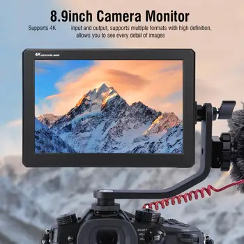

LILLIPUT A8S 8.9Inch IPS Screen 350nit 3G-SDI 4K HDMI Full Mini HD Monitor 1920X1200 Camera Field Monitor for DSLR Camerasmer