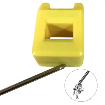

1/2pcs Magnetizer Demagnetizer 2 in 1 Tool Screwdriver Bench Bits Gadget Handy Magnetic Pick Up Tool Random Color