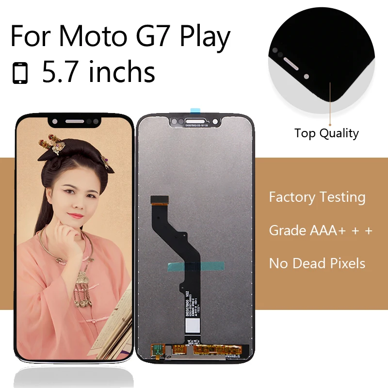 

10pcs/lot for Motorola for Moto G7 Play LCD Display Touch Screen Digitizer for Moto G7 Play XT1922-1 XT1922-2 Free Ship DHL EMS