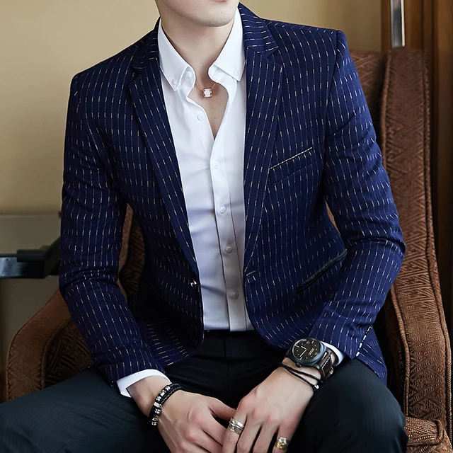 Aliexpress.com: Comprar Chaqueta Blazer a rayas para