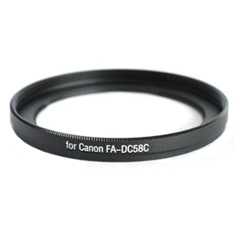 Металлический Fa Dc58c адаптер фильтра объектива 58 мм резьба для Canon Powershot G1
