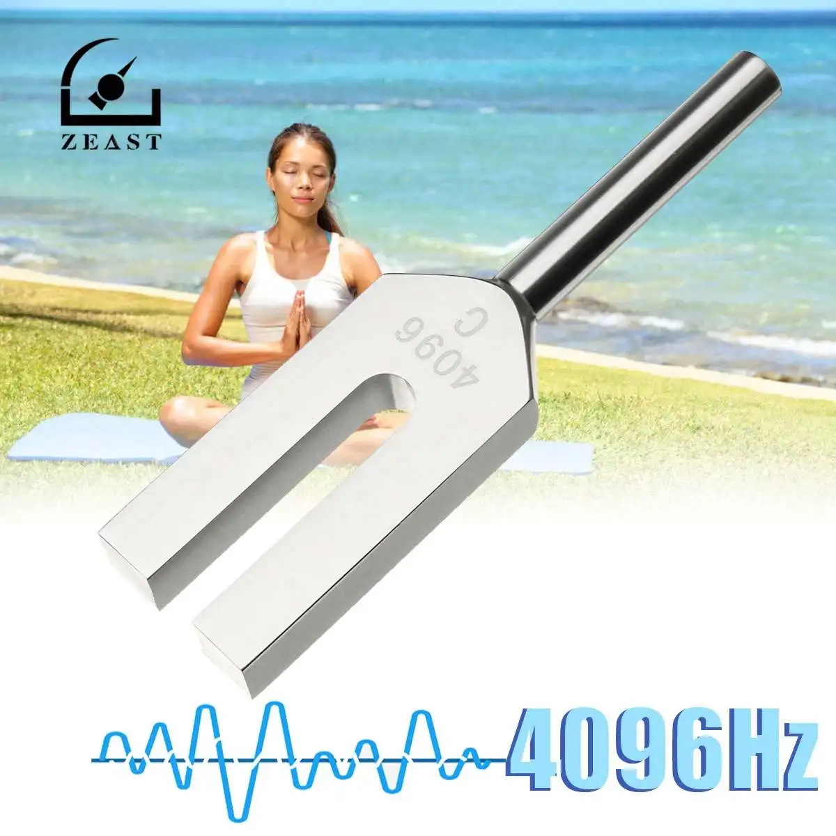 

ZEAST 4096Hz Aluminum Musical Tuning Fork Instrument for Healing Sound Vibration Therapy Medical Tools
