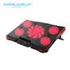 COOLCOLD Laptop Cooling Pad 2 USB 5 Fan Gaming Led Light Notebook Cooler For 12-17inch Laptop Macbook ► Photo 3/6