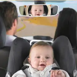 Мультфильм Плюшевый медведь Регулируемый Детский автомобиль заднее сиденье зеркало Дети младенческой безопасности вид монитор