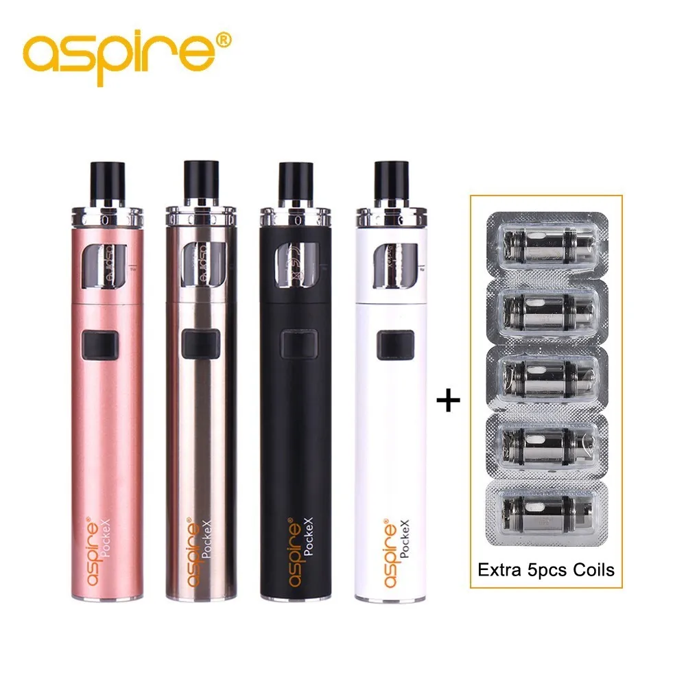 Электронная сигарета Aspire Pockex AIO стартовый набор 2 мл со встроенным аккумулятором