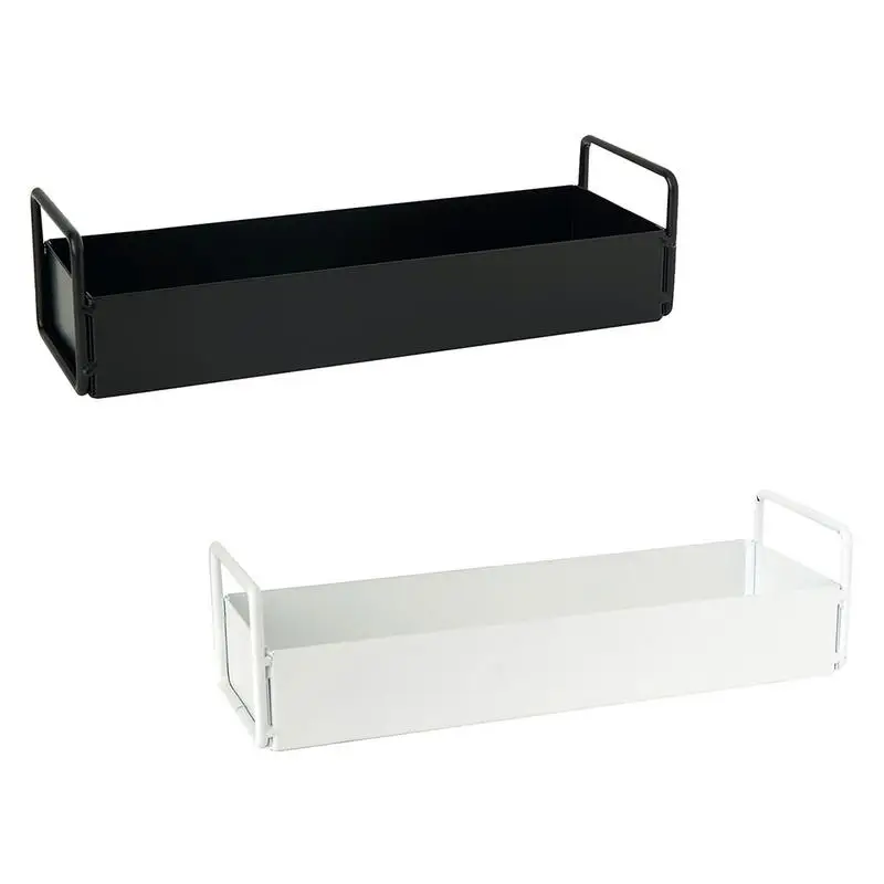 

Nordic Home Storage Tray Simple Desktop Storage Case Afternoon Tea Snacks Wash Basket Metal Decorative Home Organizer