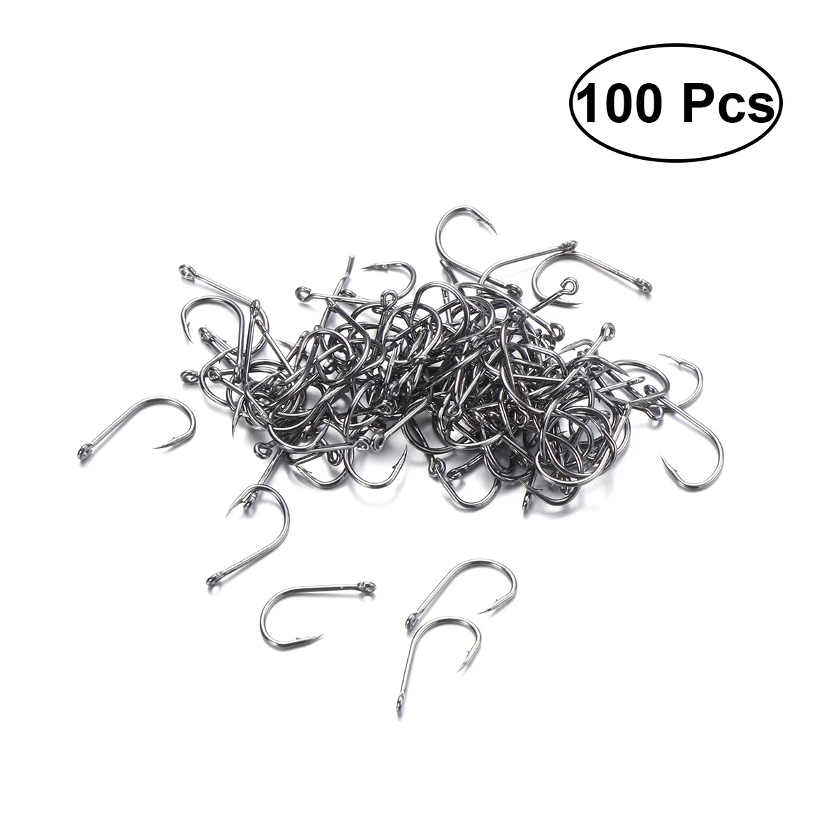 

100 PCS Fishing Hooks High Carbon Steel Perforated Fishing Hooks Fly Fishing Hooks Fishing Tackle Set #6