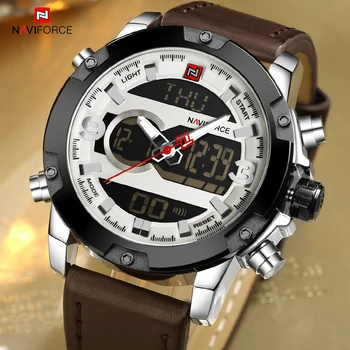 

NAVIFORCE Fashion Sports Watches Men Luxury Brand Men's Digital Quartz Watch Military Waterproof Wrist Watch Relogio Masculino