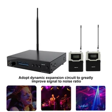 Беспроводная система наблюдения за ушами с 2 приемниками сценический монитор 32 МГц полоса принимает UHF Band PLL Phase Lock 1* Transimtter