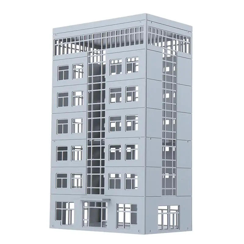 

Plastic Skyscraper Building Model Toy Sand Table Scene Assembling House Children DIY Model Building Toys Crafts 1/150 N Scale