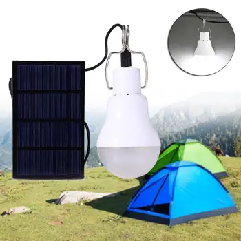 

Portable Solar Power LED Bulb Lamp Outdoor Lighting Camp Tent Fishing Light