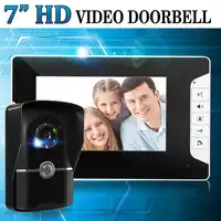 7 "Проводной Видео дверной телефон система визуальный домофон дверной звонок с монитором + 1 * 700TVL наружная камера для домашнего наблюдения