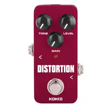 KOKKO Electric Guitar Effects Pedal Classic Distortion DC 9V Guitarra Mini Effect Pedal Guitar Part Accessories FDS-2 KOKKO Electric Guitar Effects Pedal Classic Distortion DC 9V Guitarra Mini Effect Pedal Guitar Part Accessories FDS-2
