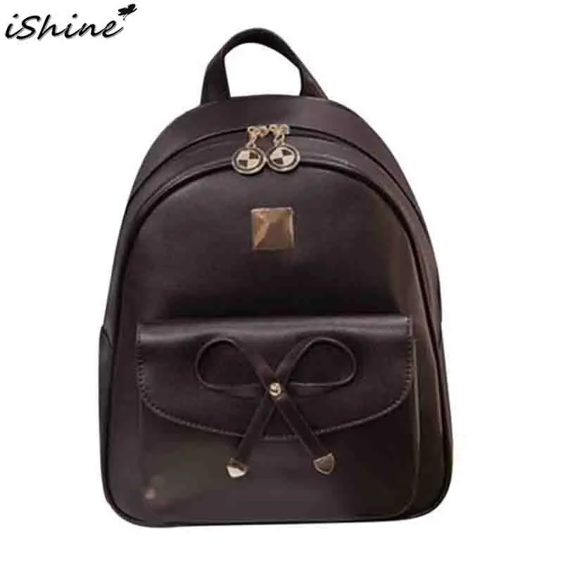 ISHINE 2019 новый рюкзак женский Повседневный модный Япония и Южная Корея PU колледж