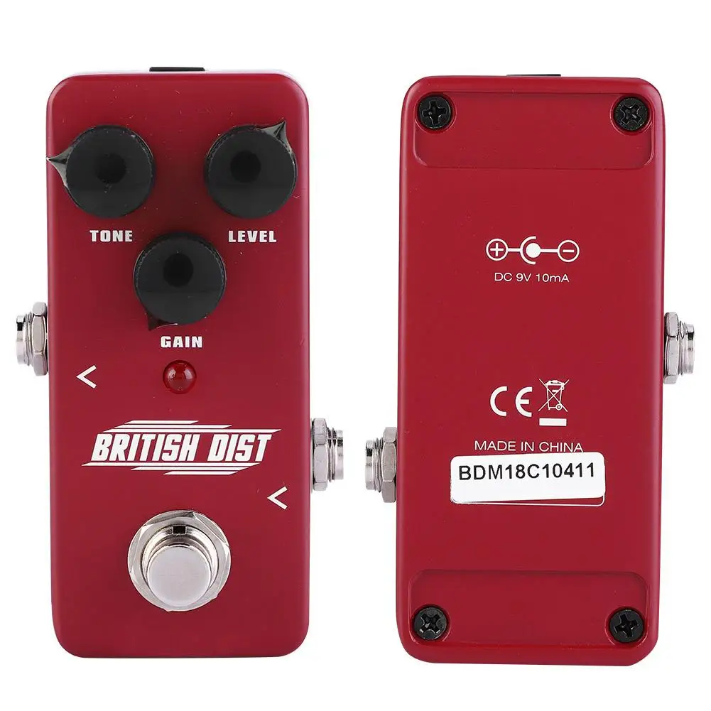

Professional NUX Twinote British Dist Mini Distortion Effect for Electric Guitar Accessories