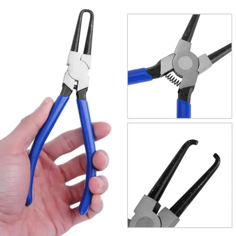 

Universal Removal Plier Car Fuel Filter Hose Line Pliers Pipe Joint Buckle Removal Calipers Car Repair Tools for Benz VW BMW 7in