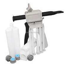 5 шт. дозатор эпоксидной смолы смеситель смешивания сопла+ 50 мл 1:1 2:1 пистолет аппликатор пистолет клеевой+ 2 шт AB двойной картридж