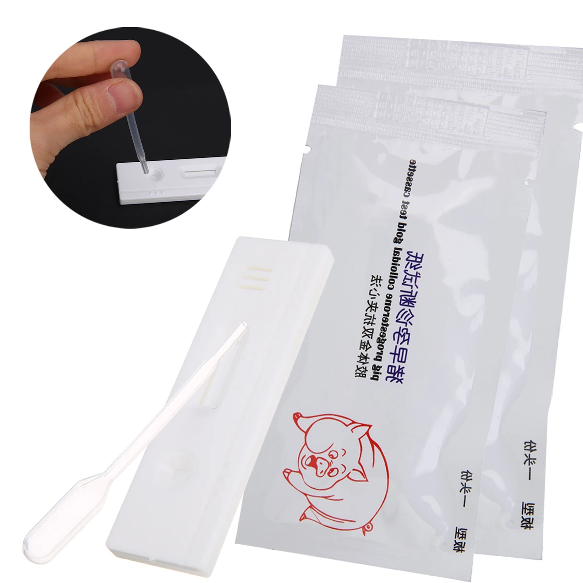 

1pc New Pig Pregnancy Diagnosis Tester Test Strip Sow Pregnancy Test Kit Early Pregnancy Test Tools