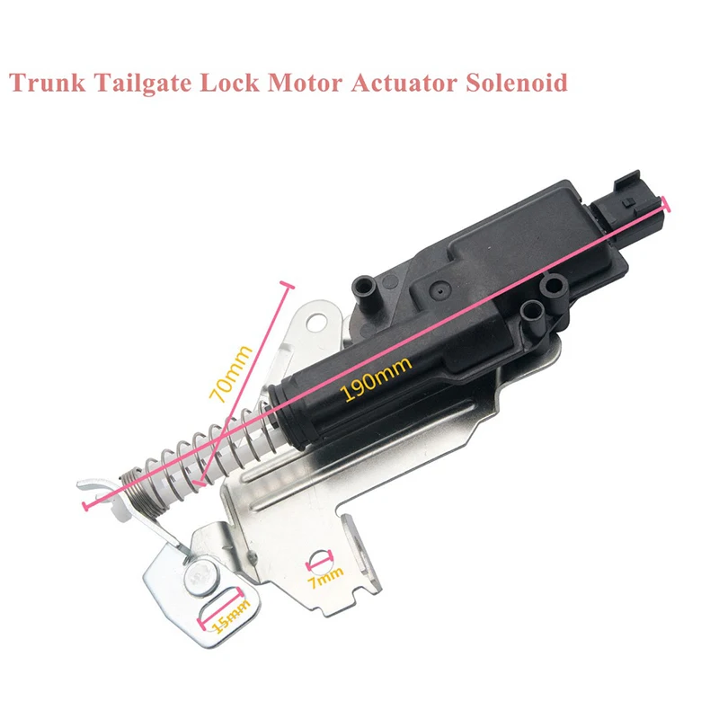FOR FIESTA MK5 Mk6 FORD FUSION BOOT TRUNK TAILGATE LOCK MOTOR ACTUATOR SOLENOID | Автомобили и мотоциклы