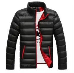 Мужская зимняя теплая куртка, пальто со стоячим воротником, верхняя одежда, куртки, мужское пальто, пуховое пальто, повседневное пальто