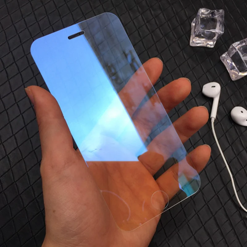 Полное покрытие зеркального экрана протектор для iPhone XS X XR Max защитное закаленное