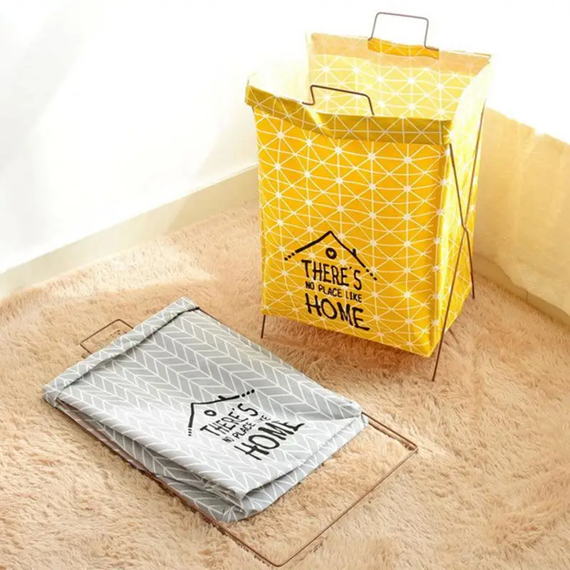  Cotton Linen Desktop foldable Storage Basket Sundries Underwear Toy Storage Box Cosmetic Book Organ