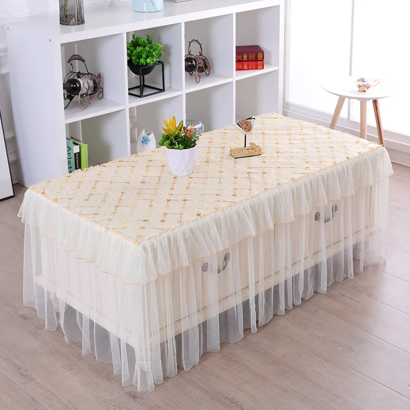 

Romantic Lace Table cloth Embroidered Living Room Sofa Coffee Side Table Dustproof Cover Home Decor Tablecloths tapetes