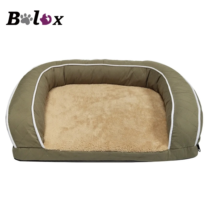 

Pet Sofa Dog Beds For Large Dogs Thicken Warm Fleece Cat Bed House Winter Dog Sofa Golden Retriever