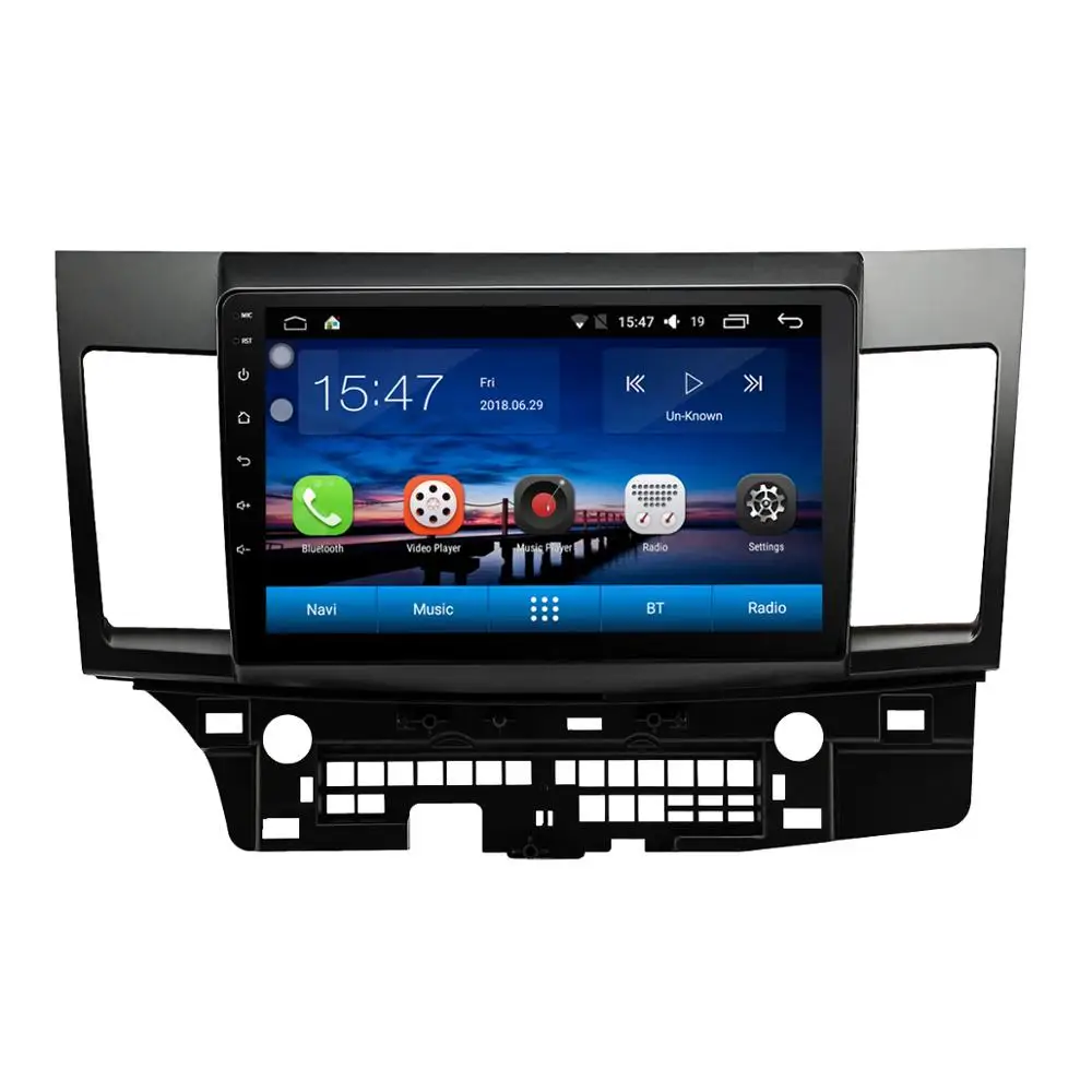 

Funrover Car Multimedia player 2 din DVD headunit 10.1" For MITSUBISHI LANCER 2007-2017 stereo GPS navigation wifi tape recorder