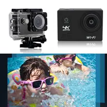 Экшн-камера 4K WiFi Подводная Водонепроницаемая TF 4G-32G Micro USB2.0 Спортивная видео 5 V/1A 900MAH MP4 Повседневная Камера