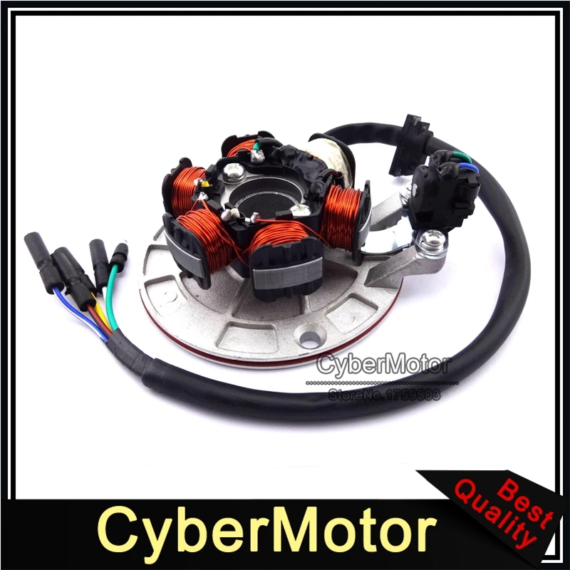 Статор Магнето с светом для китайского YX 140cc моторный велосипед питстерpro Stomp