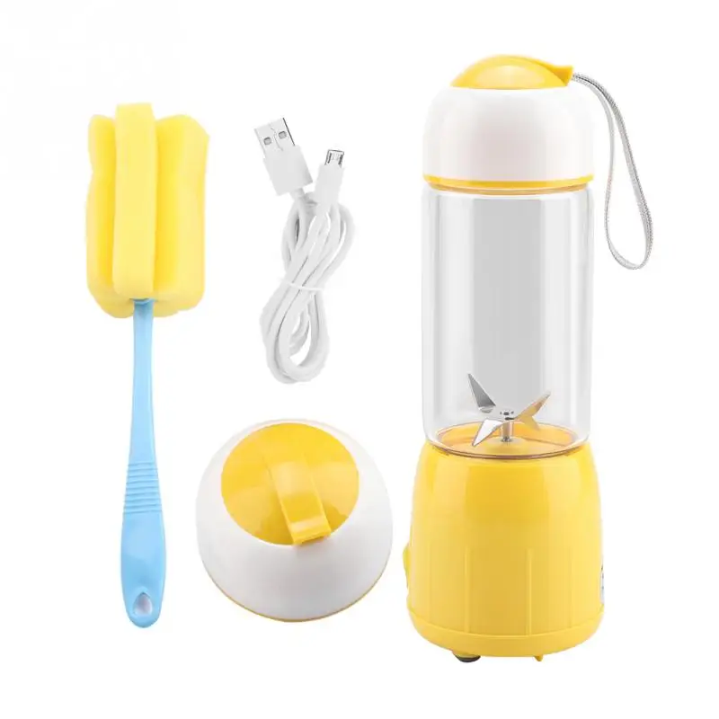 Portable USB Rechargable Electric Fruit Juicer Handheld Blender Juice