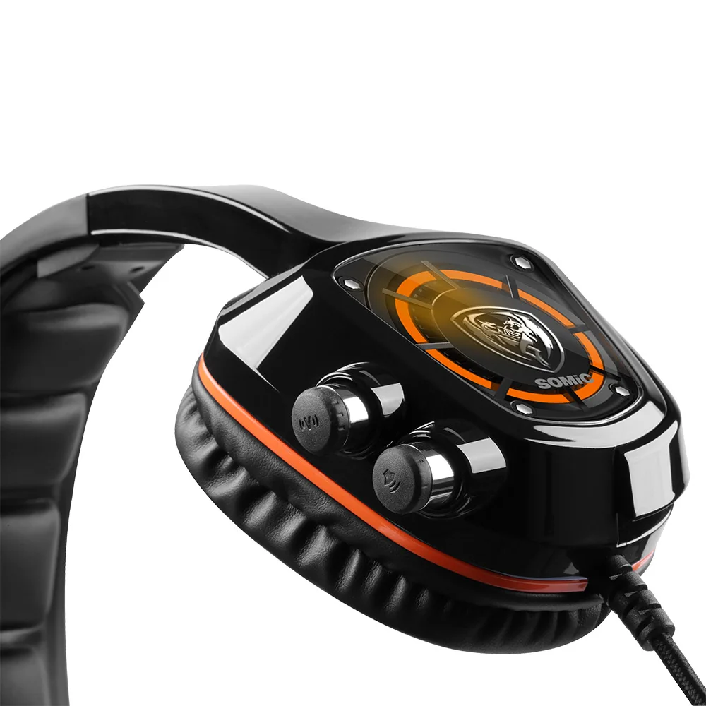 Somic G910 USB игровая гарнитура наушники 7 1 Surround Sound вибрации Накладные для ПК игры с